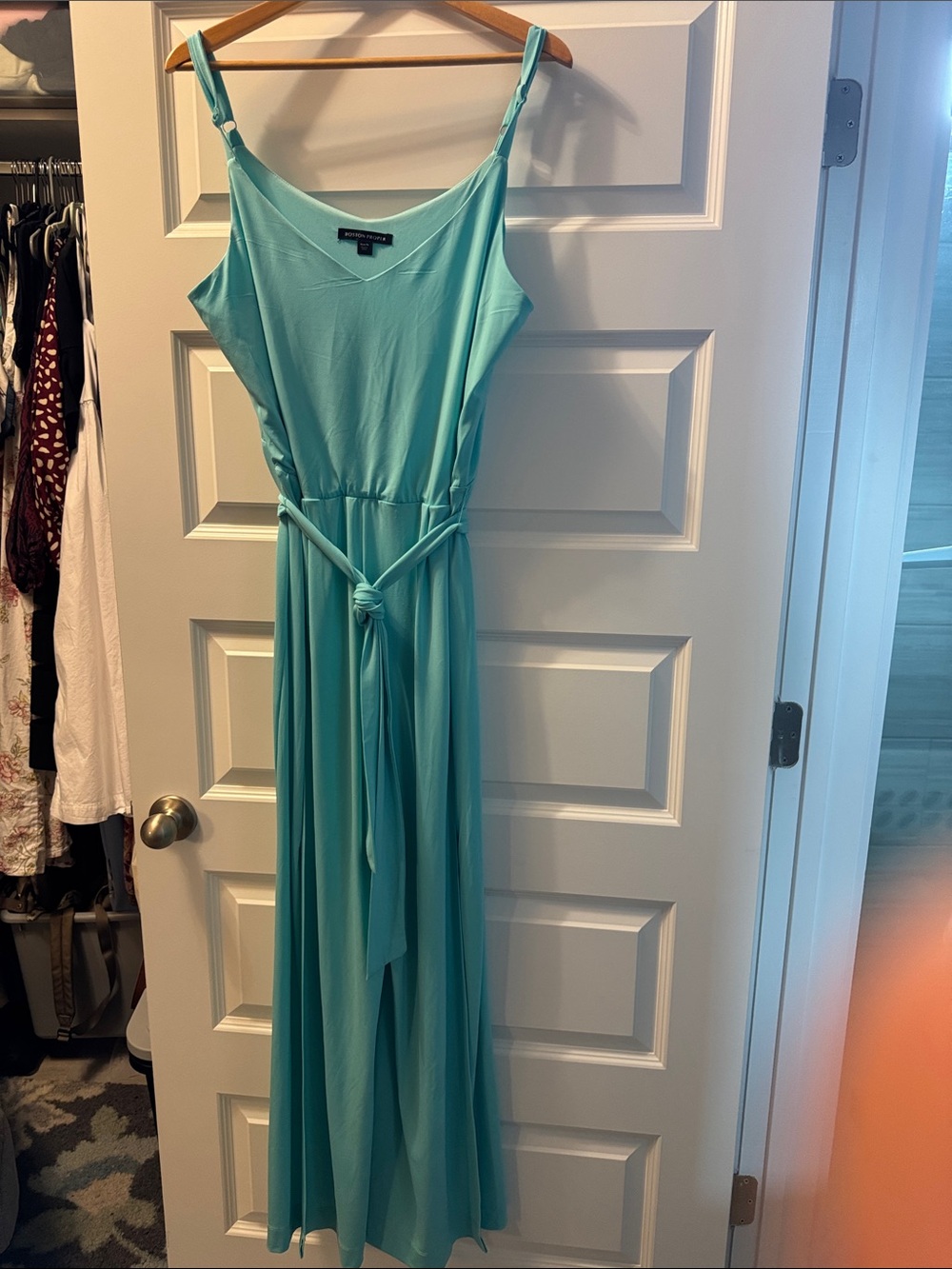 Boston Proper Aqua-Turquoise jumpsuit